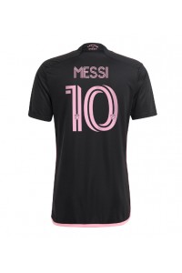 Inter Miami Lionel Messi #10 Voetbaltruitje Uit tenue 2024-25 Korte Mouw